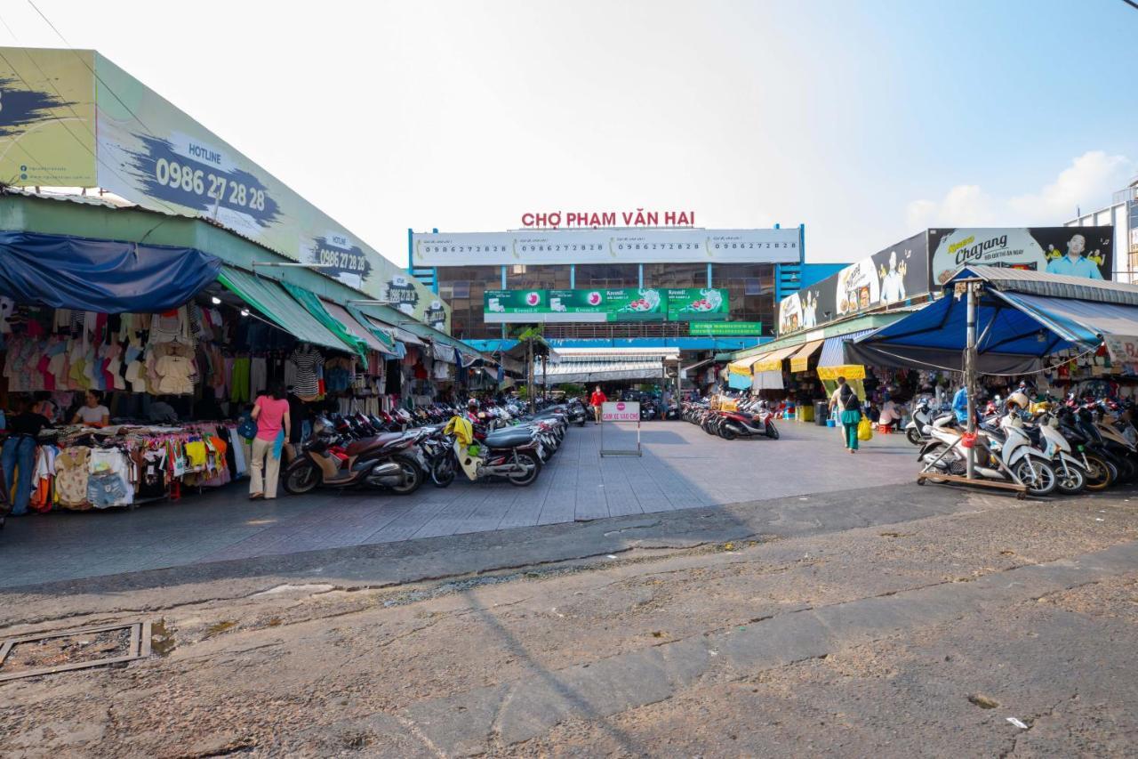 Airport Saigon Hotel - Gan Am Thuc Dem Cho Pham Van Hai Ho Chi Minh-stad Buitenkant foto